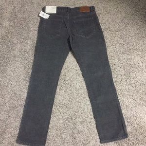 Boys Gap Grey Corduroy Pants Size 10 NWT